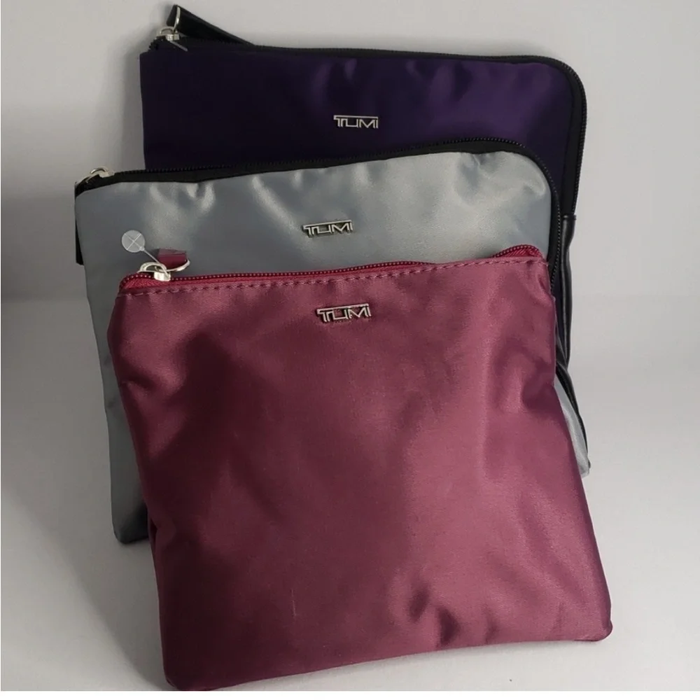 Tumi 3pc Bundle with 6 items in each bag